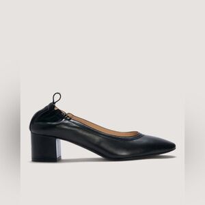 NWOB Everlane The Day Heel in Narrow Fit Black